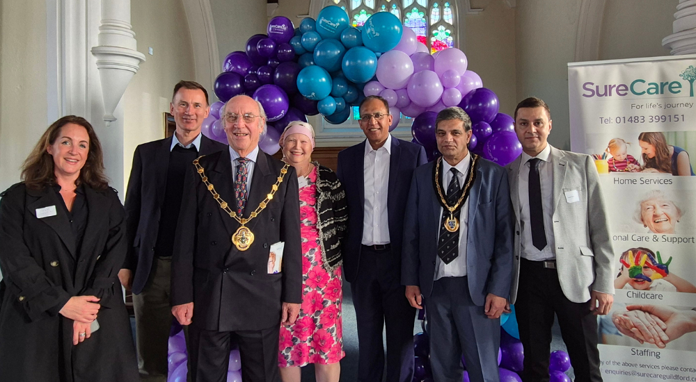 Former Chancellor officially opens SureCare Guildford & Woking at launch event