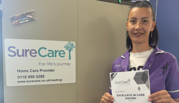SureCare Reading & East Berkshire - Excellence In Care June 2025 Winners Announced