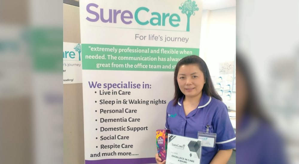 Celebrating Excellence at SureCare (Reading & East Berkshire) – July 2025