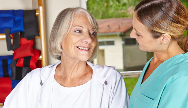 Reablement when returning home from hospital