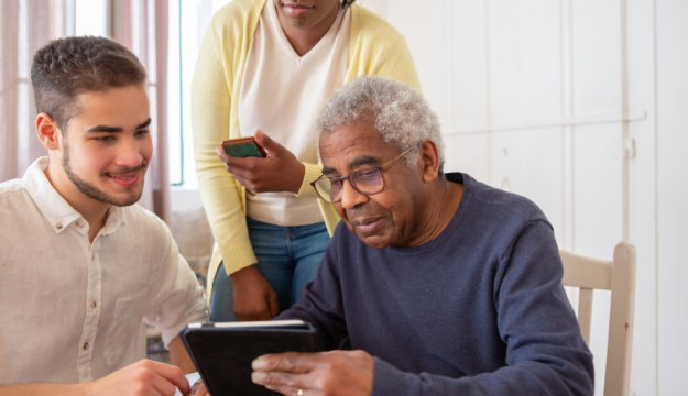 How technology helps to keep older relatives connected