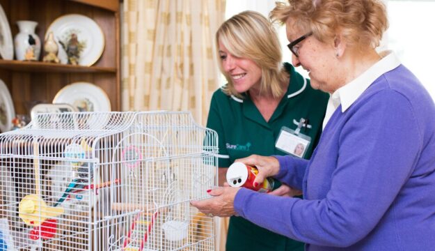 Live-in care from SureCare provides greater long-term support